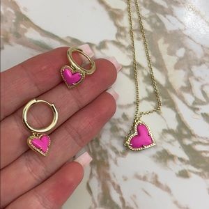 Kendra pink heart (set) or separate